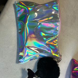 Makeup bag and contents